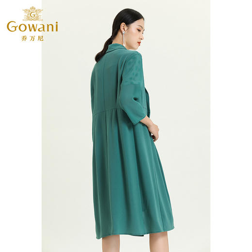 乔万尼薄款风衣夏季新款流行宽松休闲长袖直筒外套中长ES2A115 商品图3