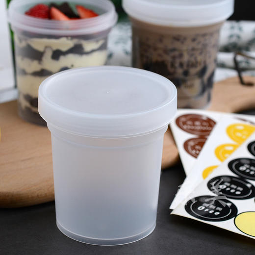 多功能密封食品罐网红烧仙草杯甜品杯300ml 商品图3