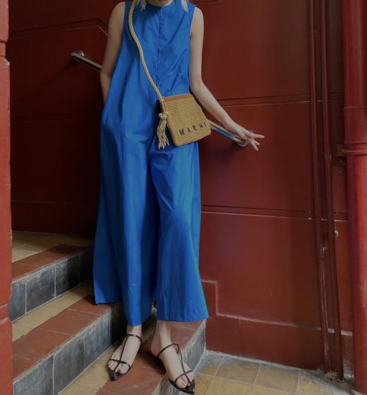 HIDEMI 海洋蓝宽松简约设计感连体裤 商品图3