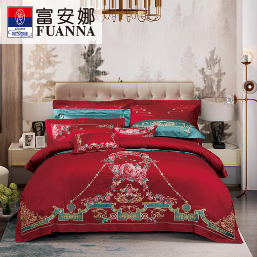 【6F】富安娜锦绣风采婚庆八件套230*229cm 商品图0