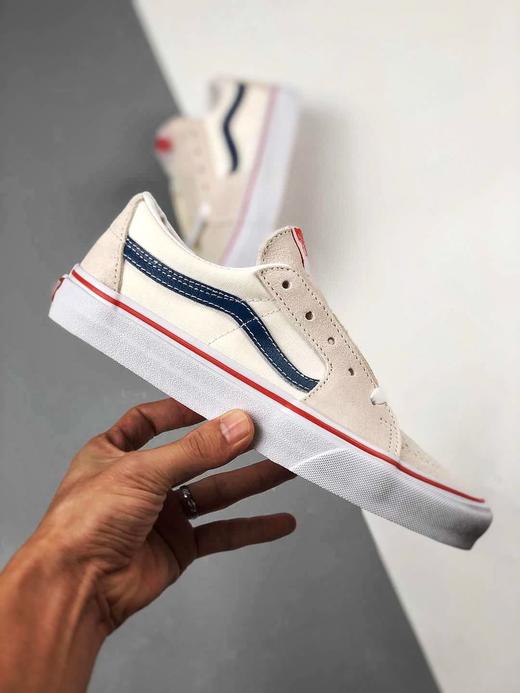 男女鞋vans范斯sk8low经典款男女白蓝低帮休闲板鞋帆布鞋万斯oldskool