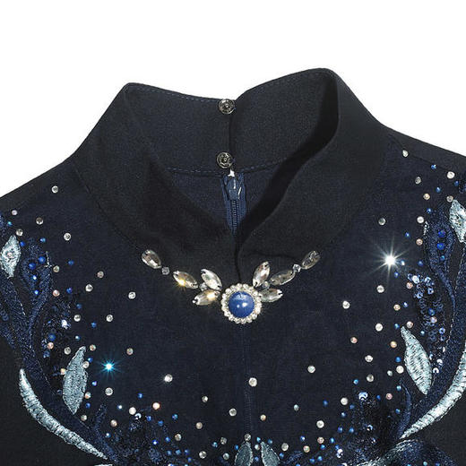 DLQ-A2582新款气质刺绣改良版连衣裙 商品图3