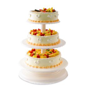 【鲜果盛宴蛋糕】可支持定制尺寸或夹心，适用于各种宴会、派对、生日、婚礼、会议等场合~