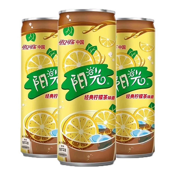 可口可乐阳光系列高罐柠檬茶310ml12