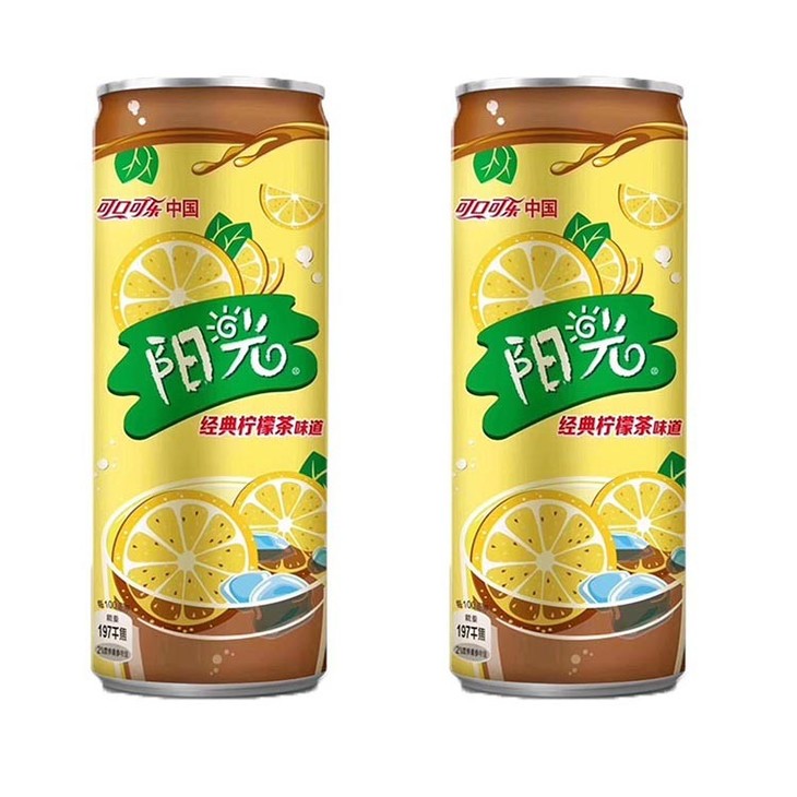 可口可乐阳光系列高罐柠檬茶310ml12