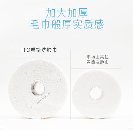 ITO洗脸巾干湿两用 便携装/卷装（成分为再生纤维素纤维，介意勿拍） 商品图3