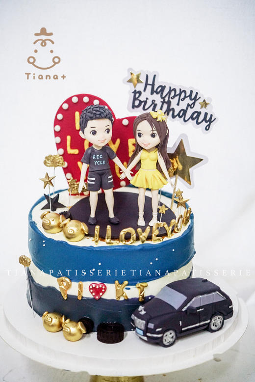 翻糖定制 热恋情侣 商品图1