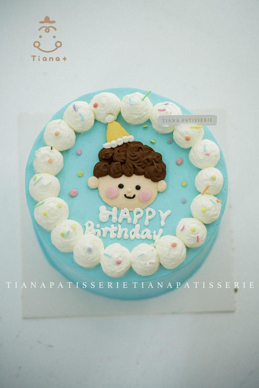 男生 复古Q版奶油霜手绘 商品图0