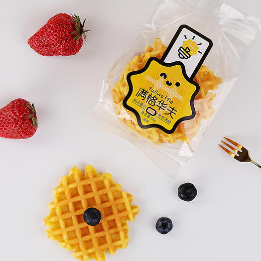 满格华夫68g*6袋  原味华夫饼 营养早餐  蛋糕 手撕面包 网红零食 糕点 一箱六袋 包邮 商品图0