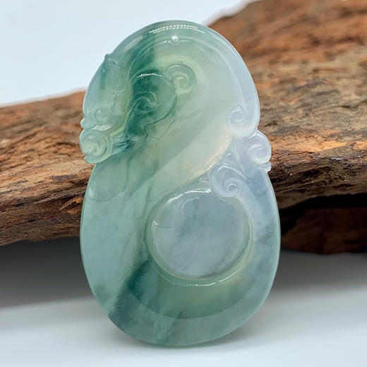 派瑞翡翠 翡翠龙 糯种 飘花 商品图3