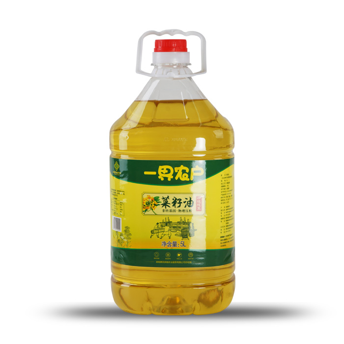 一界农户一级纯正菜籽油5L/桶