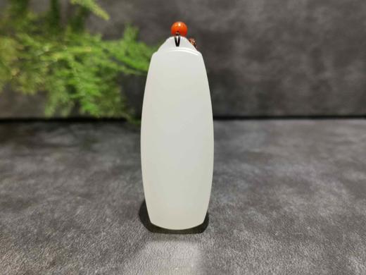 【御珠宫坊】羊脂白玉竹牌 商品图1