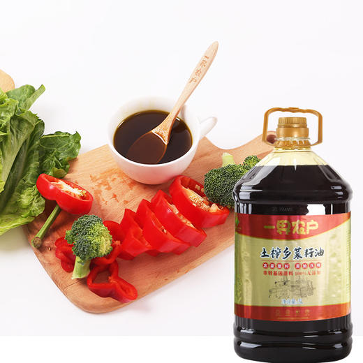 一界农户土榨乡菜籽油5L/桶 商品图2