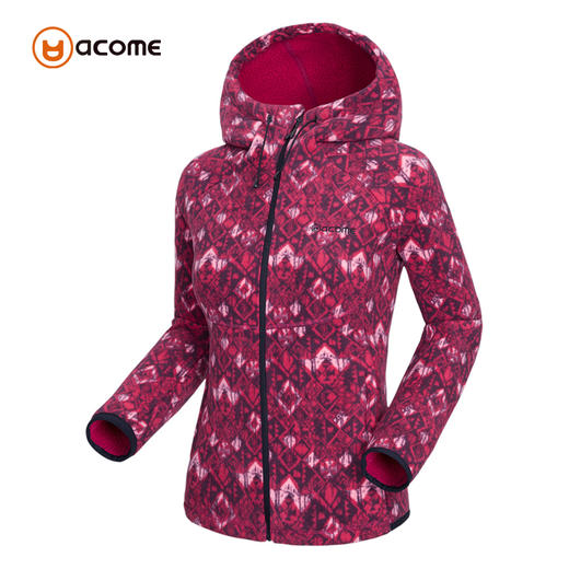 Acome阿珂姆/秋冬女式连帽抓绒衣 AG172F2009 商品图1