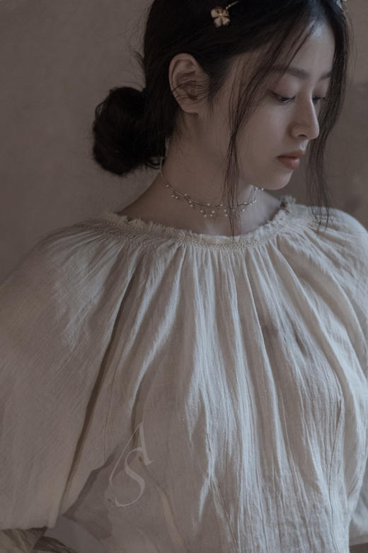 法国高定工坊 JASMINE 金色/银色珍珠头箍 商品图0