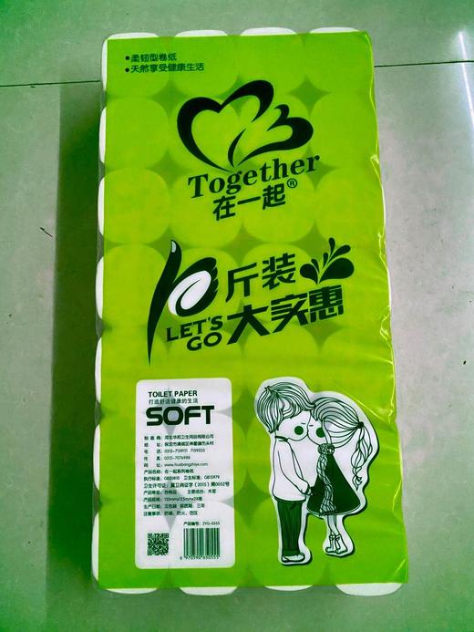 【整包3提103元】在一起10斤装大实惠木浆卷纸（1009604） 商品图0