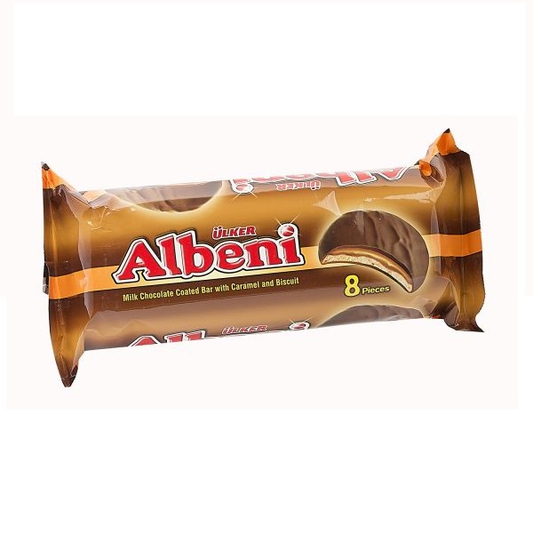 优客牌阿乐巴尼-饴糖牛奶巧克力派-40g*8