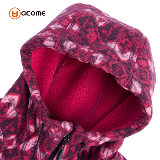 Acome阿珂姆/秋冬女式连帽抓绒衣 AG172F2009 商品图3