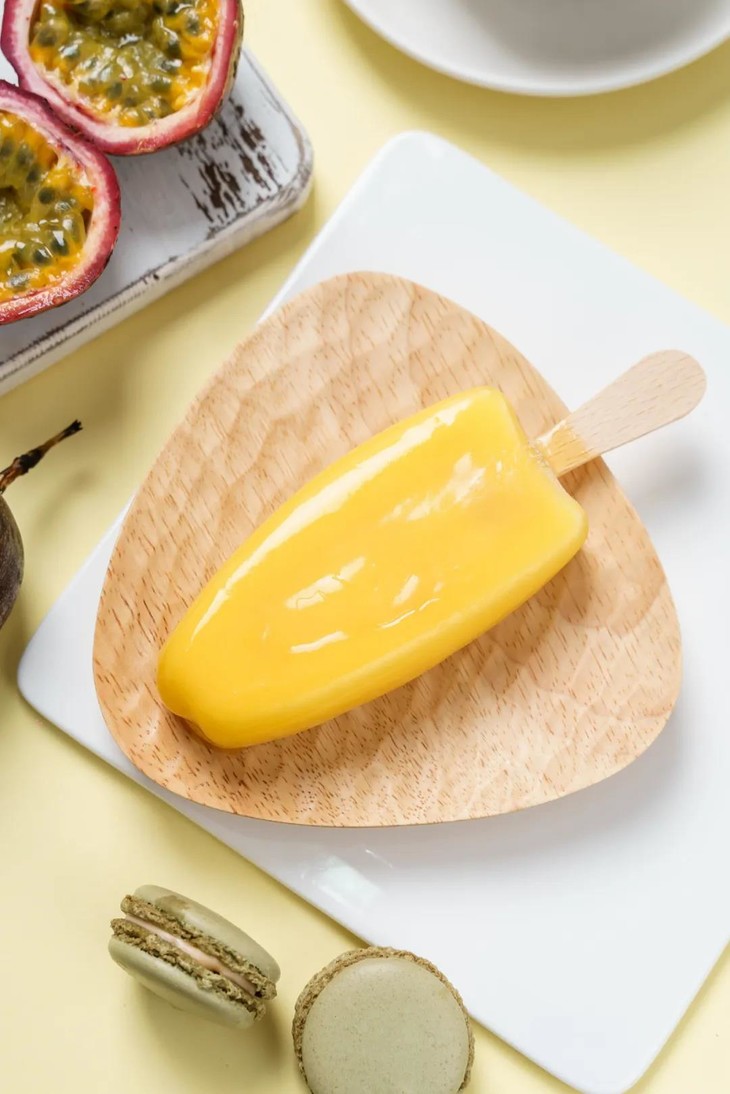 微酸百香果牛乳冰淇淋