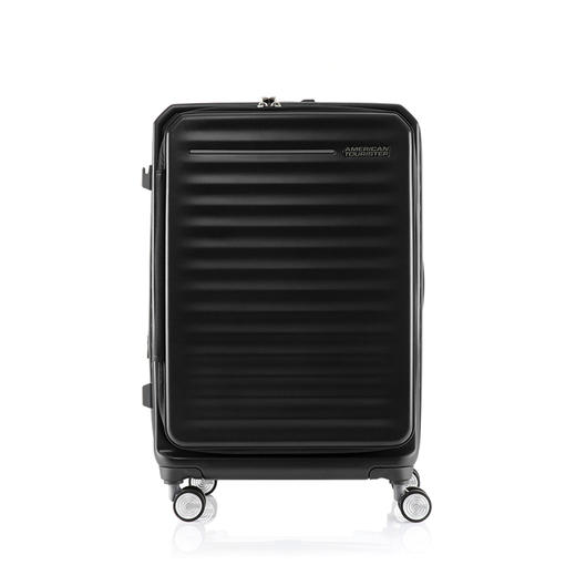 【美旅】胖胖箱 大容量 PC材质  前开口 USB充电口 独立电脑隔层  扩展层 双层防爆拉链 外置拉杆 减震轮滑 侧脚垫挂钩 HJ3 商品图0