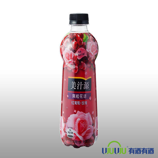 美汁源红葡萄玫瑰420ml