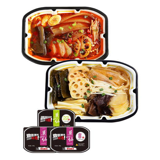 莫小仙自嗨锅340g/盒 口味:麻辣火锅 老坛酸汤 网红自热小火锅 商品图0