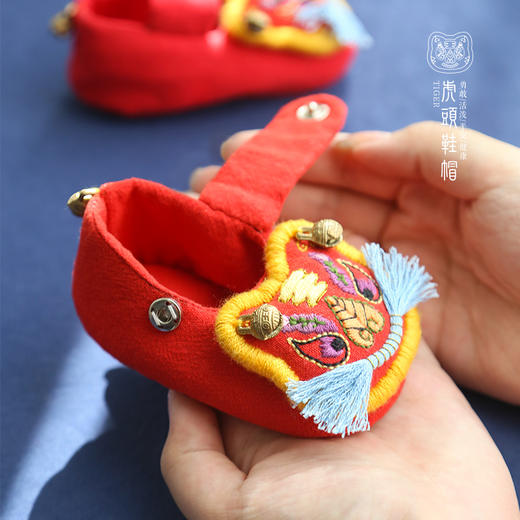 【经典传承】阿卡手工 diy 刺绣虎头鞋帽材料包 商品图3