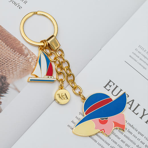 V&A博物馆 沙滩女人系列钥匙扣时尚个性潮钥匙链包包挂件 商品图1