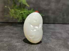 【御珠宫坊】羊脂白玉佛挂件