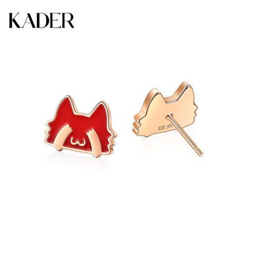 御猫系列耳钉女纯银气质耳环小众设计感耳饰生日情人节礼物送女友 商品图3