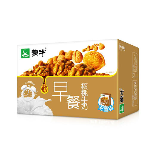 【大日期】蒙牛早餐奶核桃味利乐包250ml×24盒 商品图0