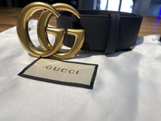 G驰/腰带男女同款时尚 双G扣皮带 无包装款 商品图0