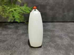 【御珠宫坊】羊脂白玉竹牌