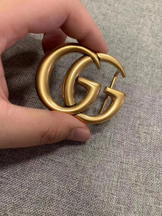 G驰/腰带男女同款时尚 双G扣皮带 无包装款 商品图5