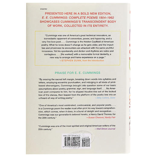【中商原版】卡明斯诗歌全集1904-1962 英文原版 E. E. Cummings Complete Poems 1904-1962 文学 诗歌 商品图1