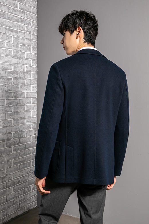 callisto午夜蓝羊毛混纺针织便西 FPFJK138C 商品图2