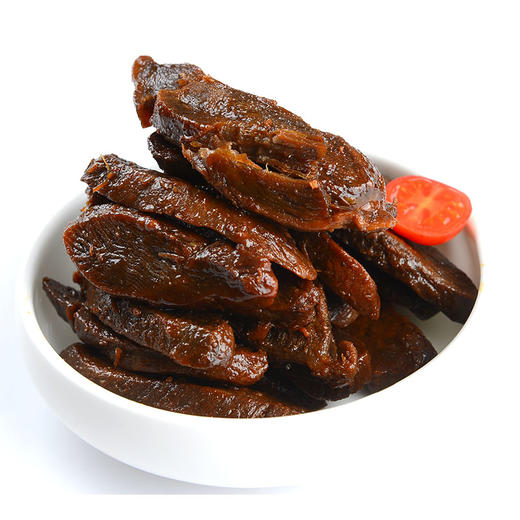 【百年熏宗·品味关东】沟帮子风干肉条 15g*10袋 即食鸭肉 口味:麻辣 烧烤 五香 卤味零食 熟食 商品图1