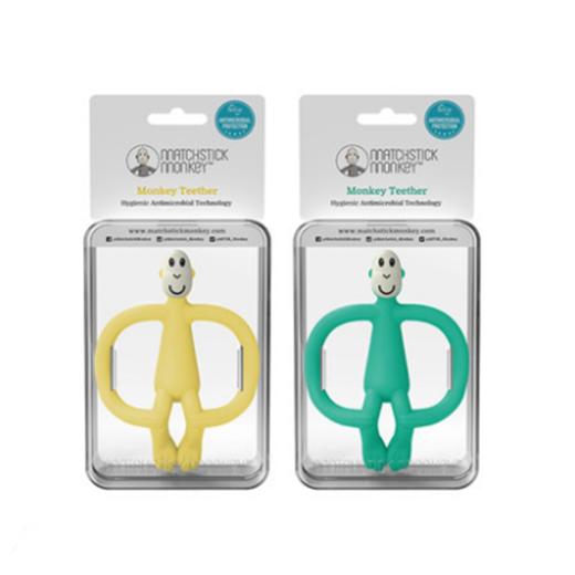 英国Matchstick Monkey火柴猴牙胶婴儿磨牙棒安抚咬咬乐 无尾款3月-3岁 拆封不支持7天无理由，介意慎拍 商品图2