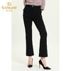 乔万尼新款裤子女显瘦百搭微喇黑色修身显高弹力小个子休闲裤ES3F543 商品缩略图2