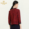 乔万尼早秋新款女长袖雪纺简约通勤OL风内搭衬衫洋气宽松上衣ES3C535 商品缩略图3