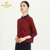 乔万尼早秋新款女长袖雪纺简约通勤OL风内搭衬衫洋气宽松上衣ES3C535 商品缩略图1