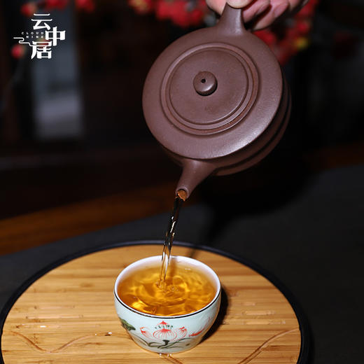 宜兴朱泥石瓢大红袍家用 紫砂壶 商品图2