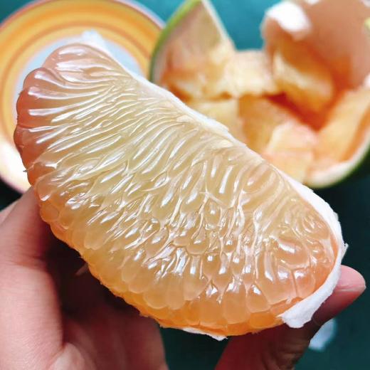 【泰国金柚】 3颗约3.8斤 口感集嫩,甜于一身 果肉金色泛红 市场直发