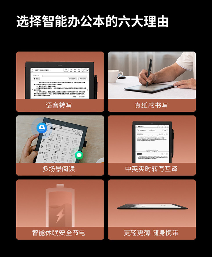 科大訊飛智能辦公本電子書口袋閱讀器103英寸墨水屏電紙書紙感書寫