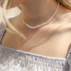 订购8周到｜POPPY FINCH-Gradual Pearl-珍珠 项链（锁骨链）［加拿大设计师］ 商品缩略图0