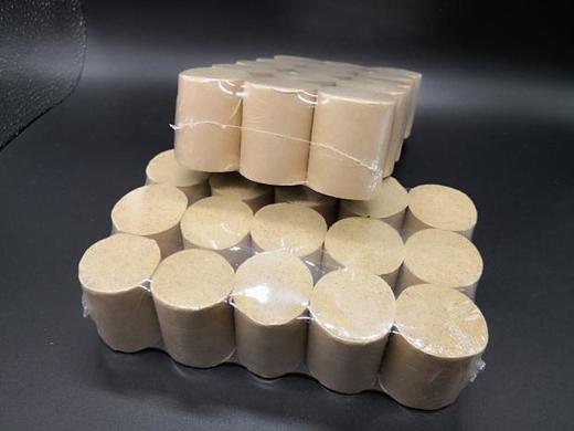 炙艾坊蕲艾艾灸（黄棉纸艾草纸古法手工制作）纯艾艾绒30×38mm香艾柱两包 商品图1