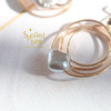 spoiledbrat jewelry多圈银色异形珍珠耳环 商品缩略图1