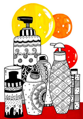 《瓶瓶罐罐的艺术》线描【自动发货：下单后，点击手机短信中收到的链接，即可获取文件下载的链接；如有任何问题，可添加客服微信hm33268获得帮助】