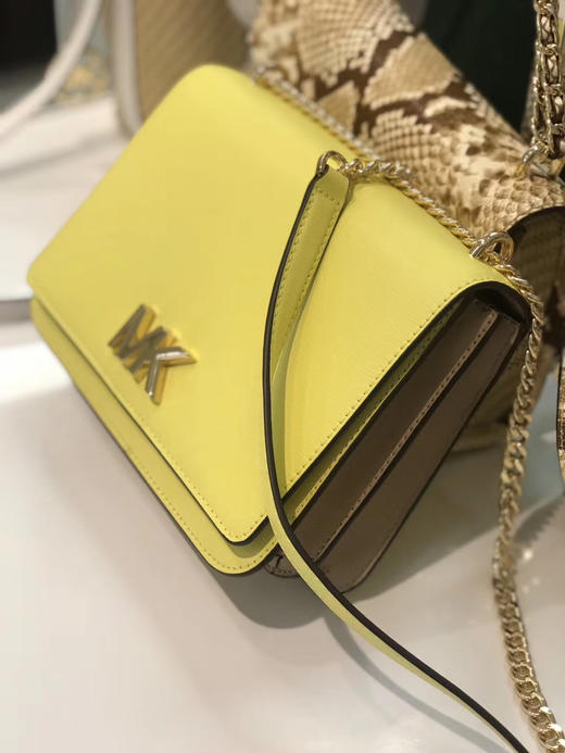 mk柠檬黄系列包包