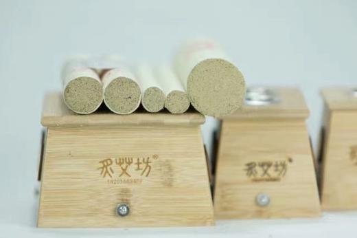 炙艾坊蕲艾桑皮纸古法手工制作尊享款35×200mm雷火系列纯艾条10支装 商品图3